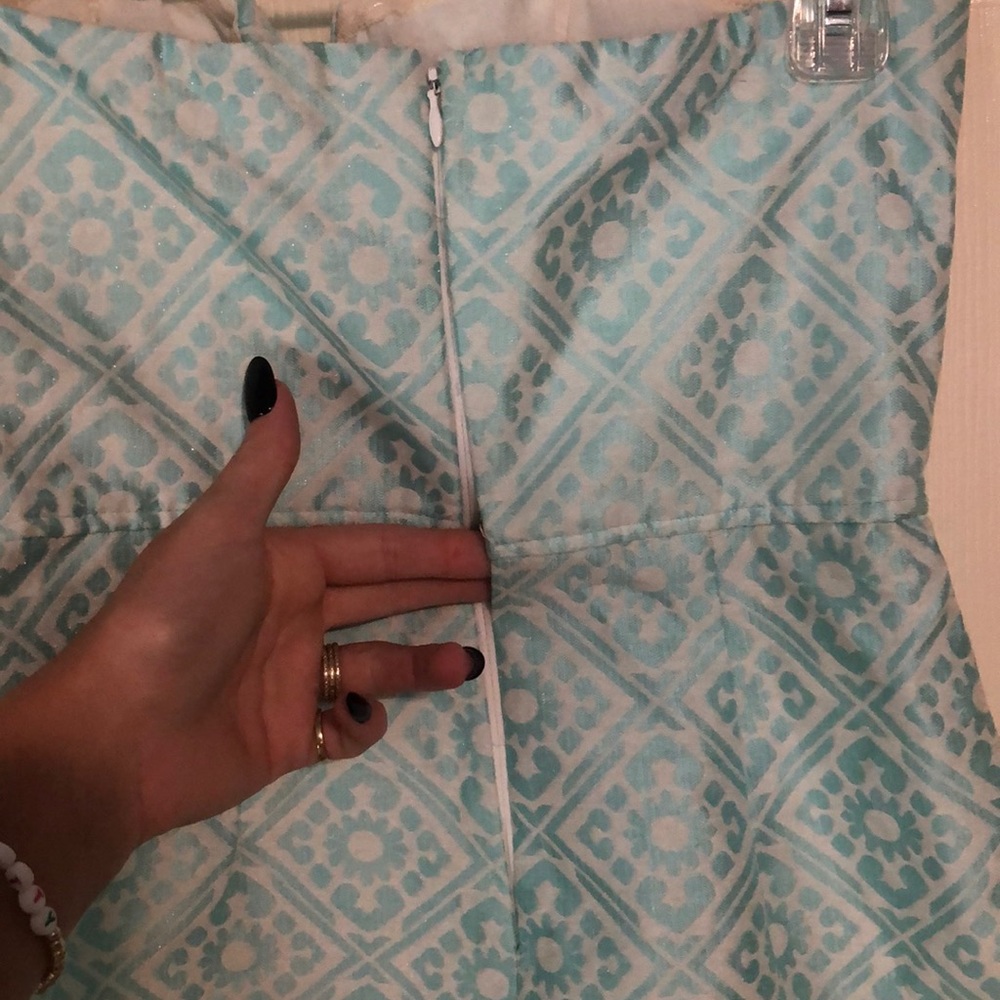 Blue patterned romper - Picture 3 of 4